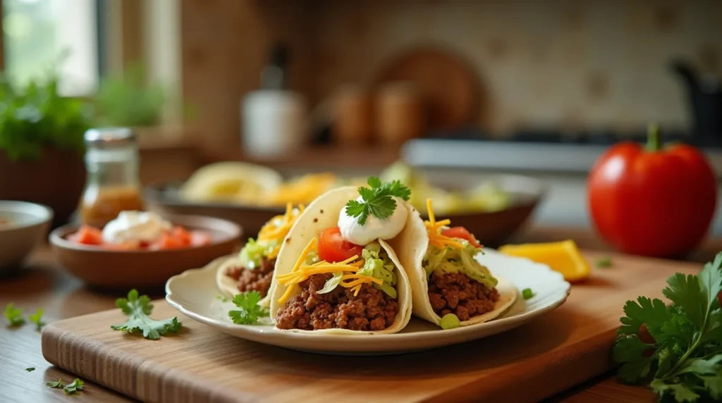 ground beef taco