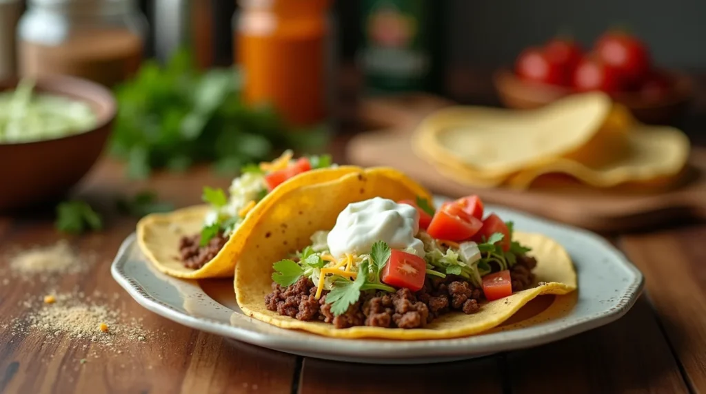 ground beef taco