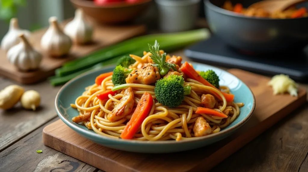 chicken lo mein recipe