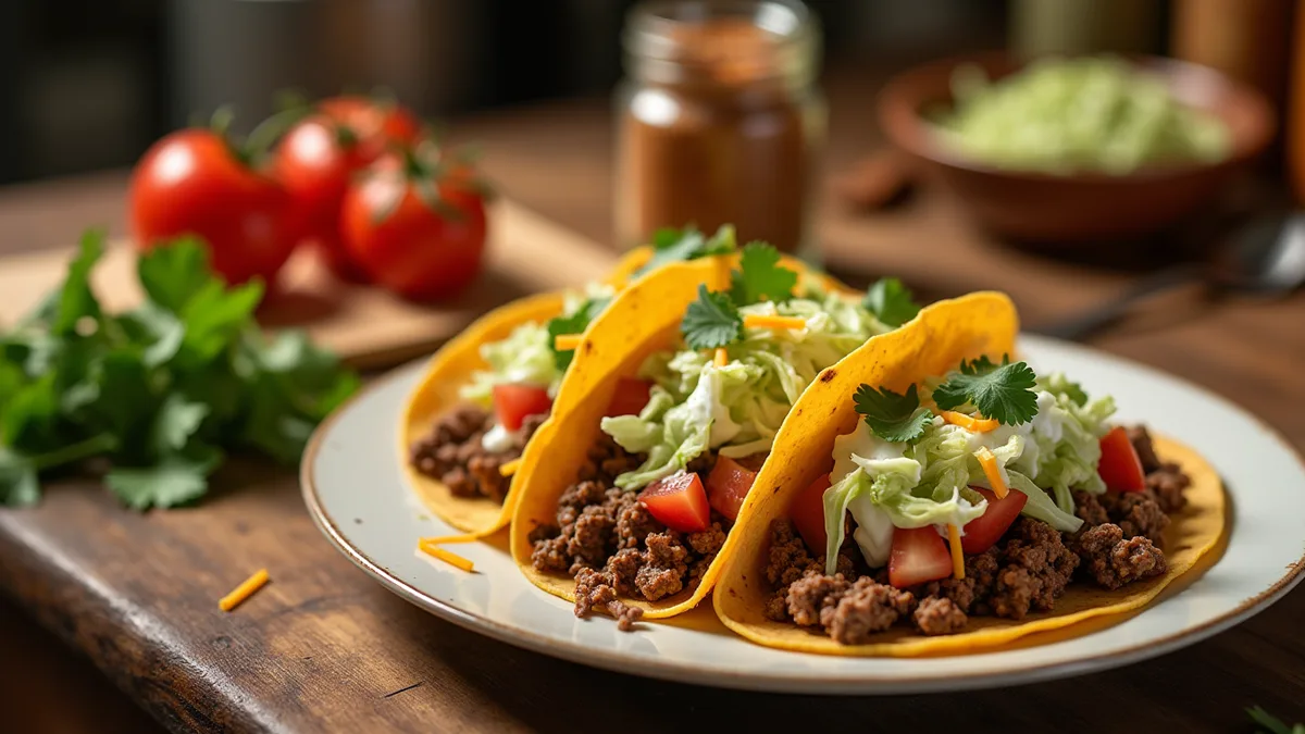 ground beef taco