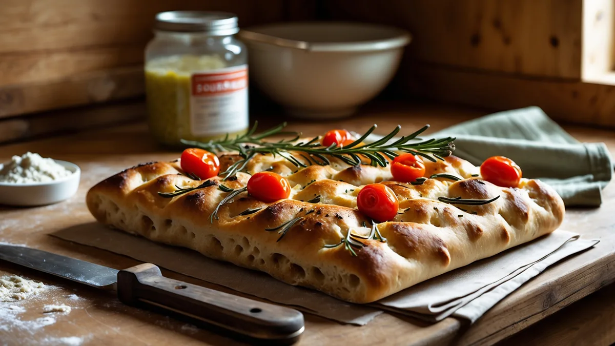 sourdough focaccia recipe