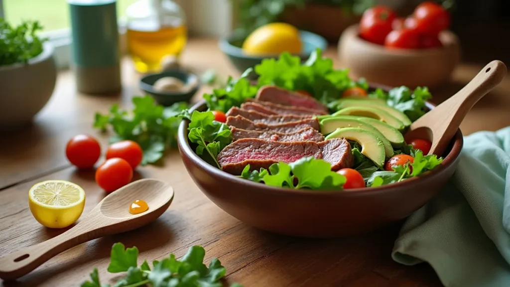 Steak salad