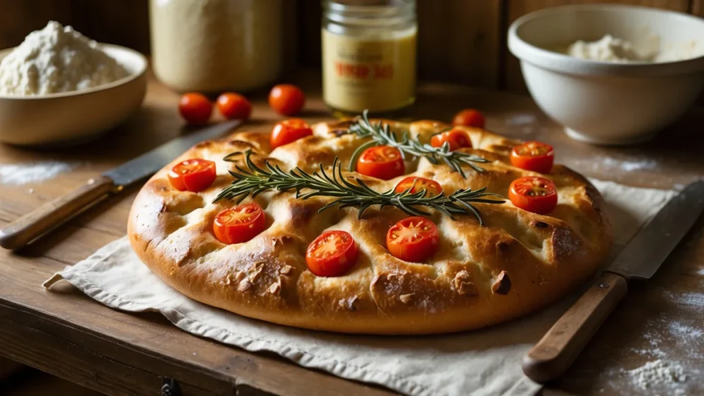 Sourdough focaccia recipe