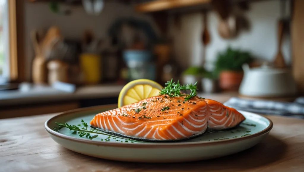 Air fryer salmon