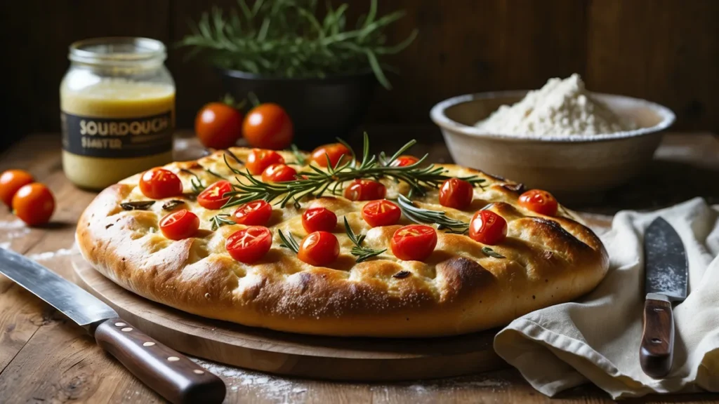 Sourdough focaccia recipe