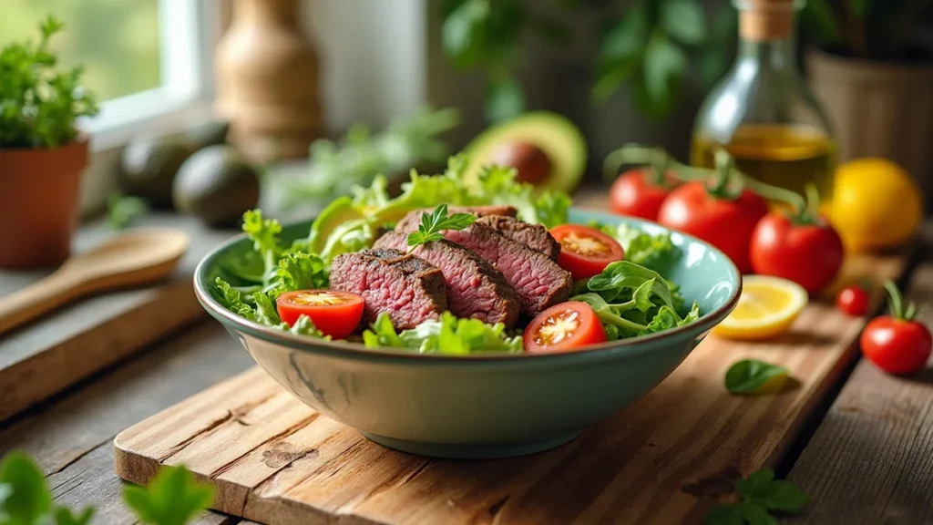 Steak salad