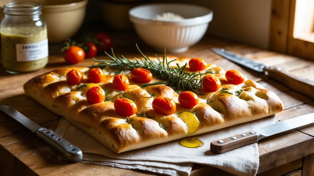 Sourdough focaccia recipe