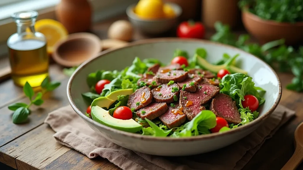 Steak salad