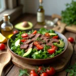 Steak salad