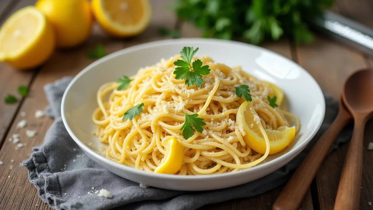 lemon pasta recipe